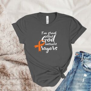 Cancer Survivor T-Shirt - Faith Over Fear T-Shirt - Cancer Awareness T-Shirt - Cancer Quotes T-Shirt - Leukemia T-Shirt - Gift Ideas