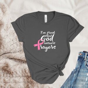 Cancer Survivor T-Shirt - Faith Over Fear T-Shirt - Cancer Awareness T-Shirt - Cancer Quotes T-Shirt - Breast Cancer T-Shirt - Gift Ideas